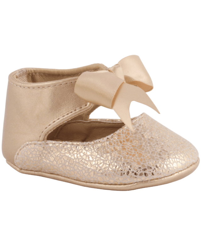 Rose Gold Baby Shoes in PU Leather