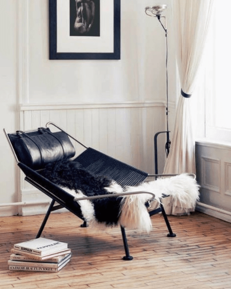 Flag Halyard Leather Chair