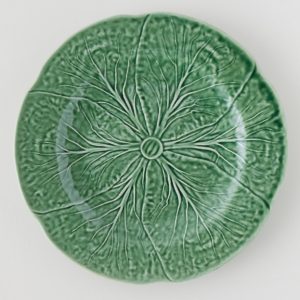Ceramic Cabbage Charger bordallo pinheiro made in portugal
