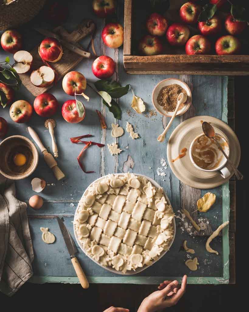 apple pie recipe aesthetic comfy cosy