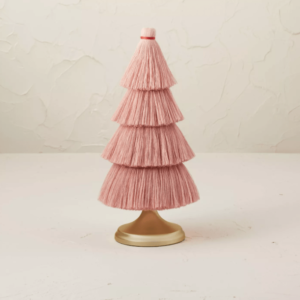 Light Pink Tassel Tabletop Tree
