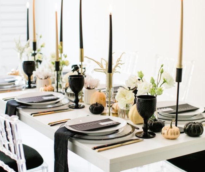 Modern Thanksgiving Table Setting For A Chic Contemporary Decor Aesthetic
