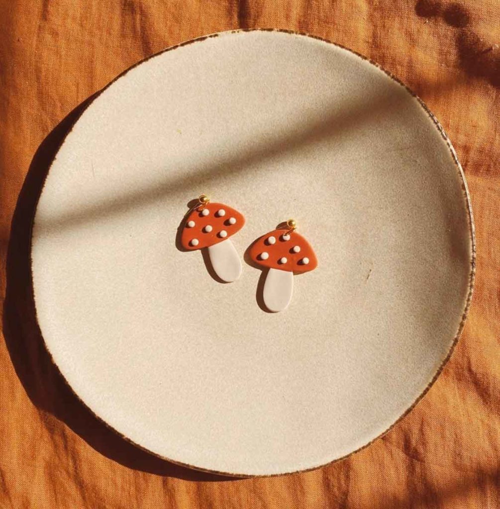 cottagecore mushroom jewellery gift