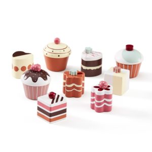 Cute Wood Pastries Set, Age 3+
