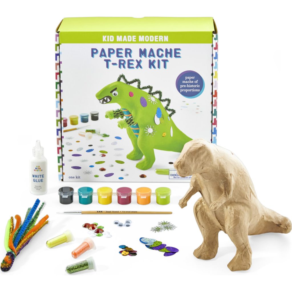 T-Rex Paper Mache Arts Kit, Kid Made Modern