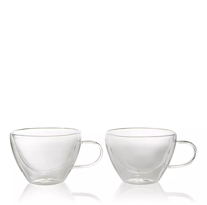 Thermic Glass Cappuccino Cups, Set of 2