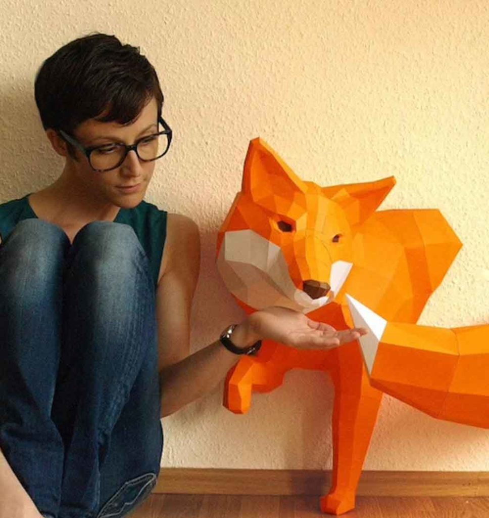 3d print fox gift