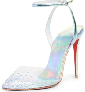 Spikaqueen Pointed Toe clear Pump, Christian Louboutin