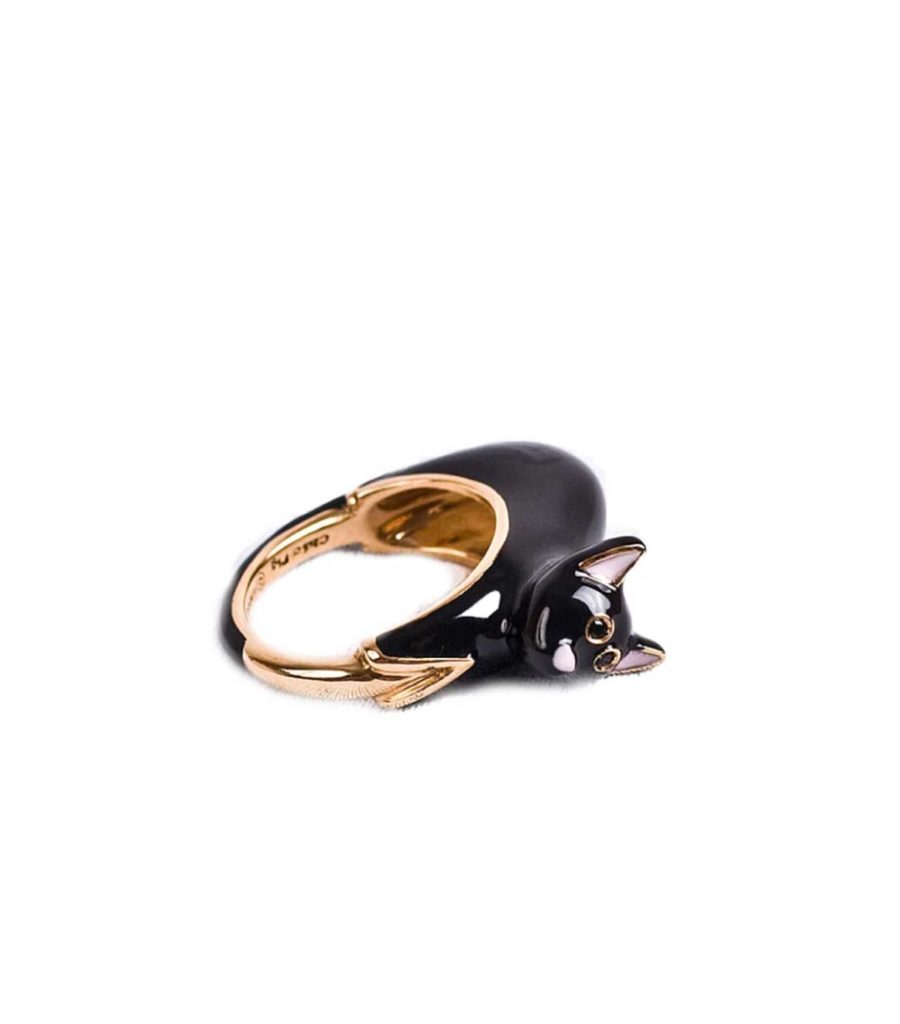 black cat ring
