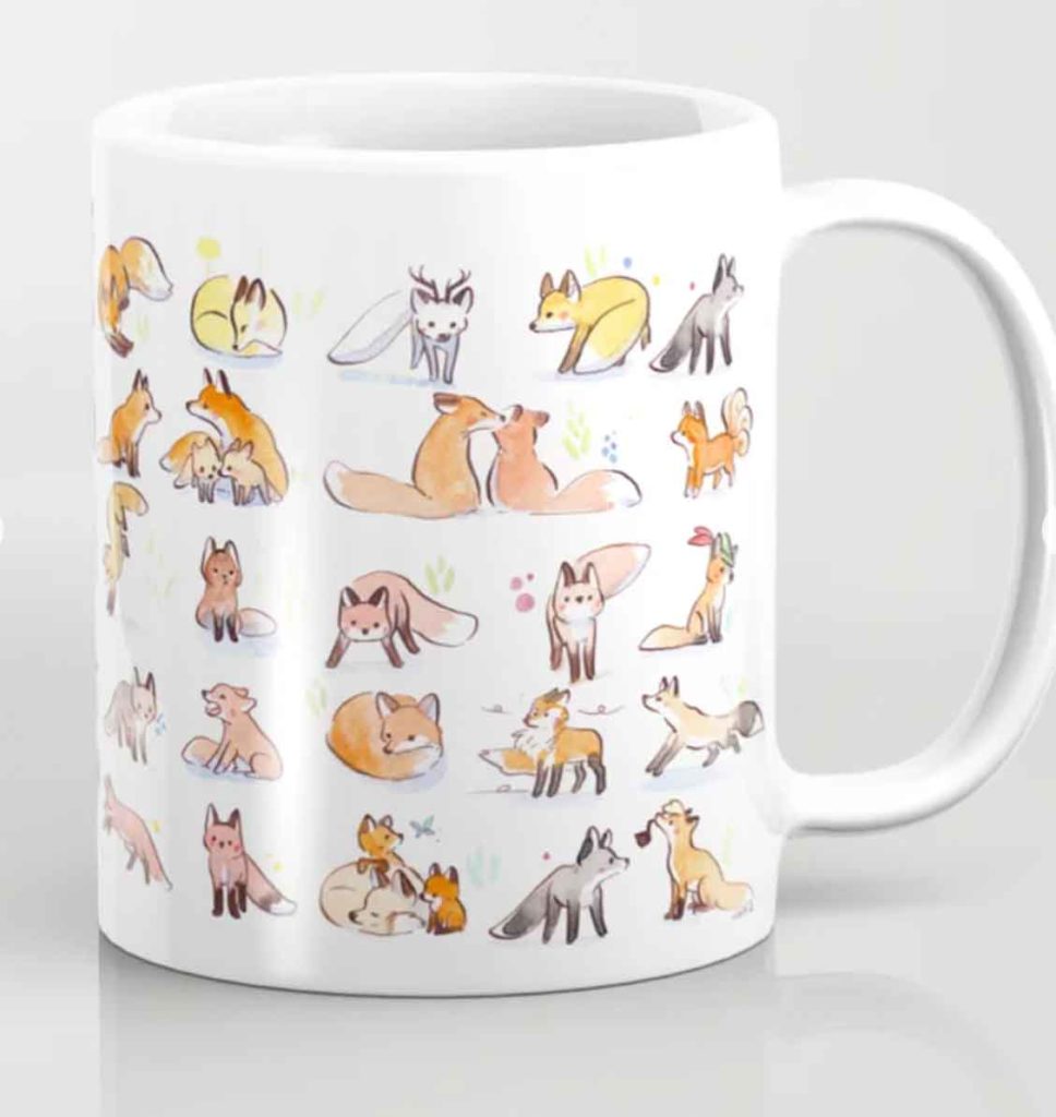 fox mug gift