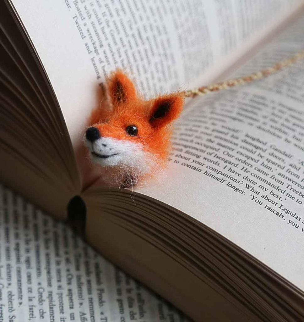 fox bookmark gift