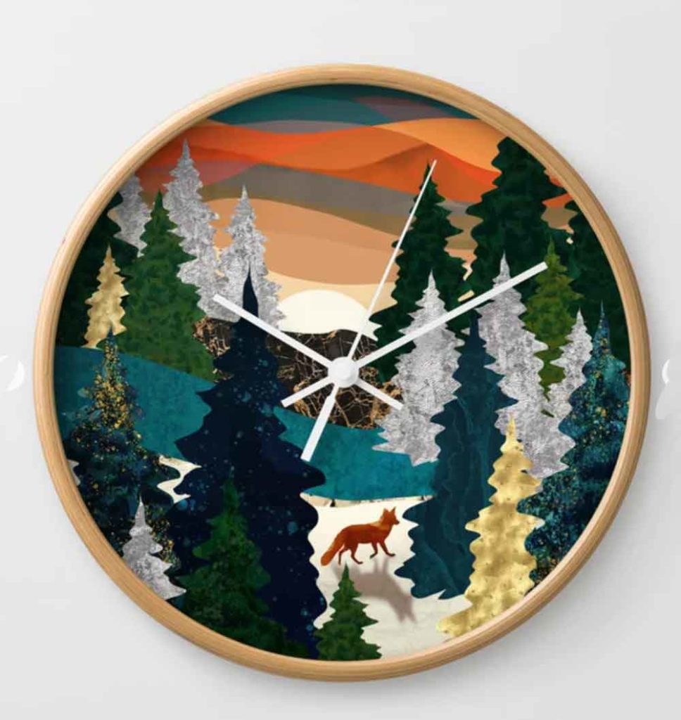 outdoorsy wanderlust mountains fox themed gift