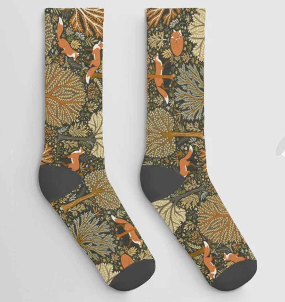fox gifts socks