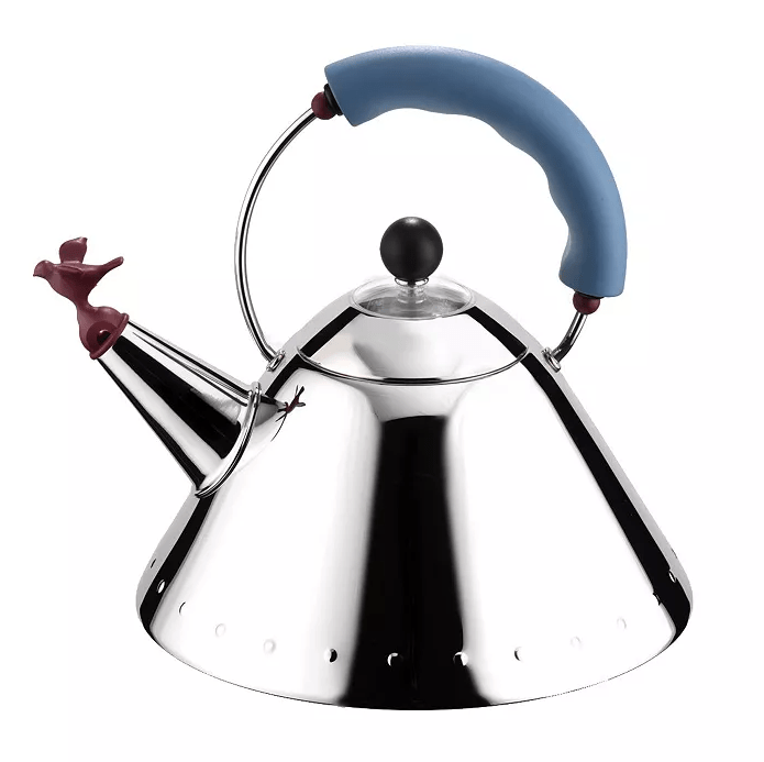 Whistling Tea Kettle Small Bird Shape, Michael Graves for Alessi