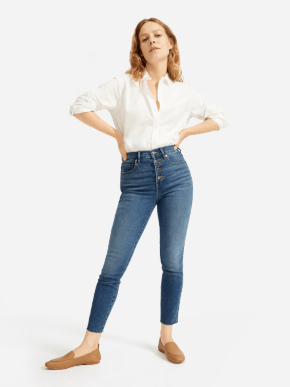 The Authentic Stretch High-Rise Skinny Button Fly
