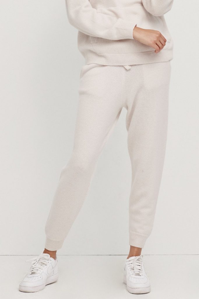 Cashmere Knit Slouchy Joggers