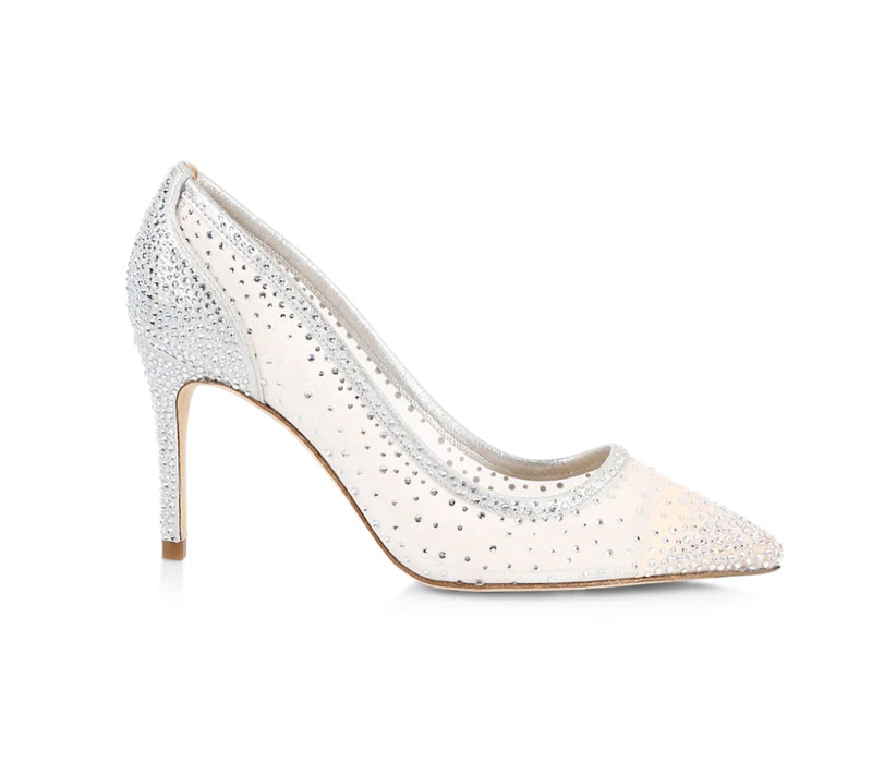 crystal cinderella pumps