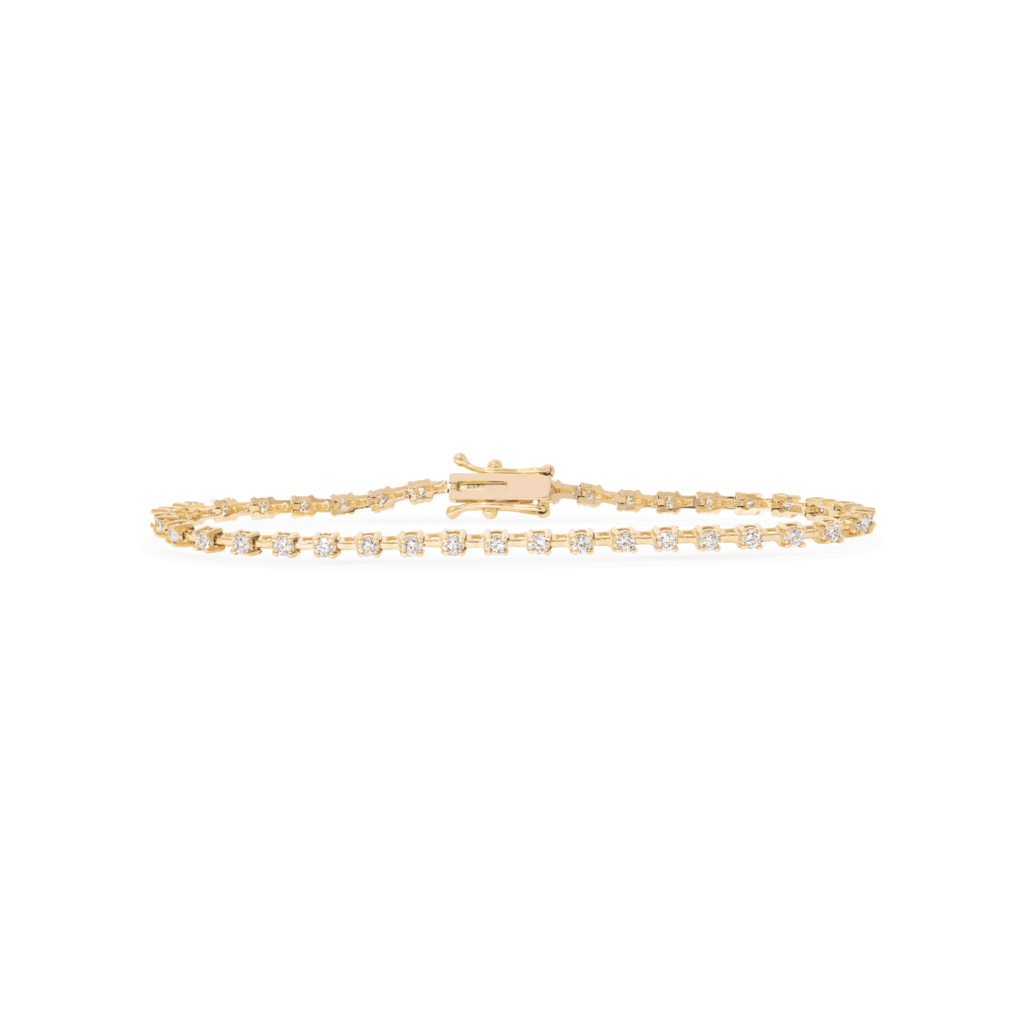 Ace Diamond Tennis Bracelet Ethically sourced materials and conflict free diamonds