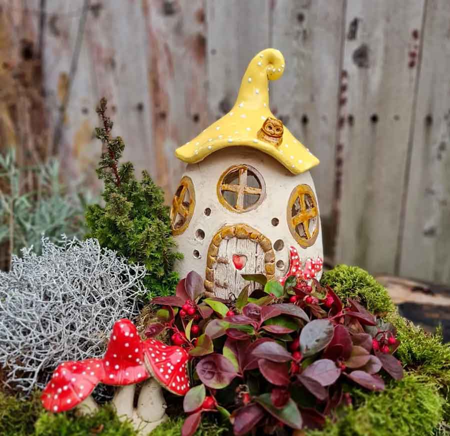 fairy house and garden enchanting