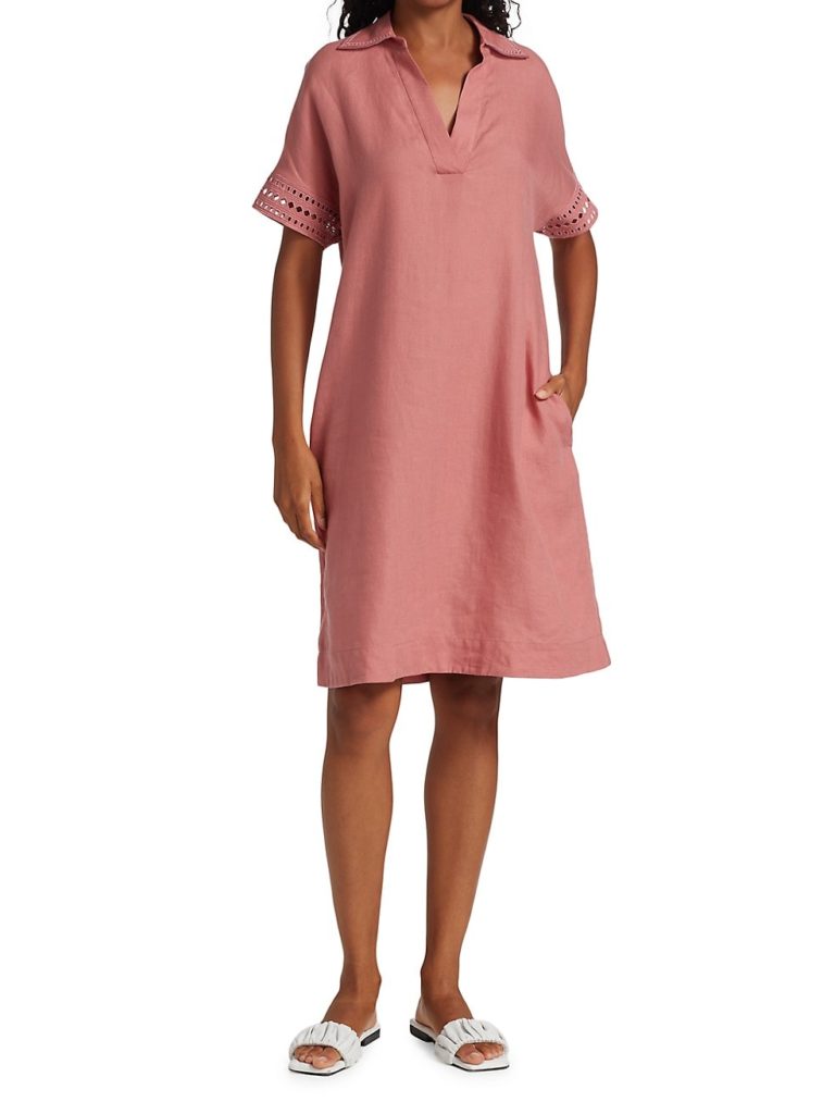 Pure Linen Tunic Dress Made in Italy, Loro Piana