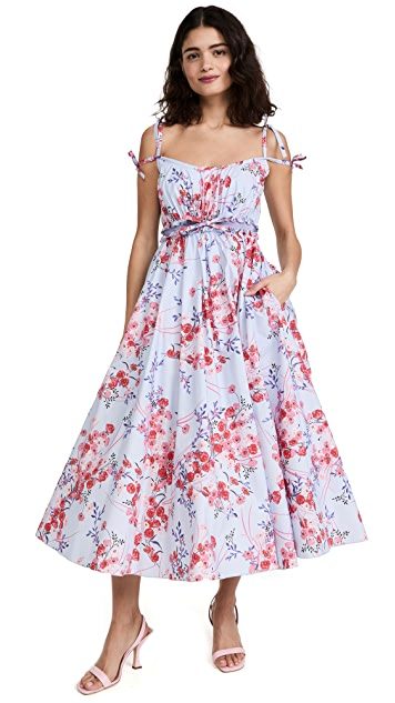 Princess Midi Floral Dress