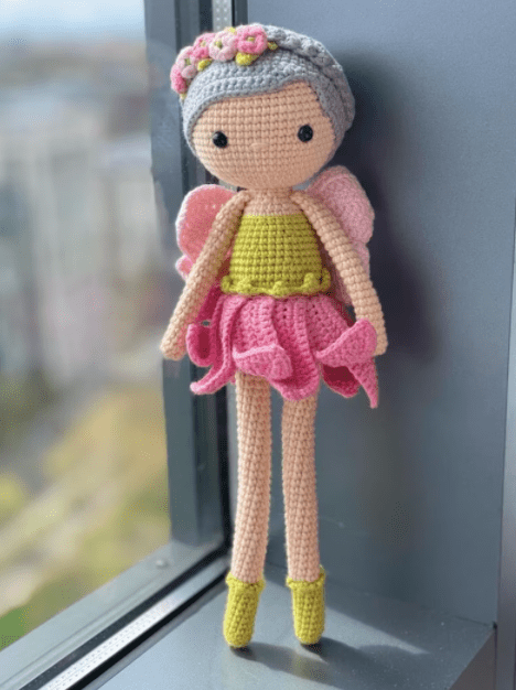 Handmade Crochet fairy Doll