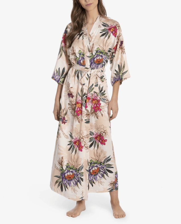 Long Floral Robe
