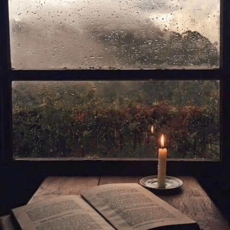 Raining Window Aesthetic