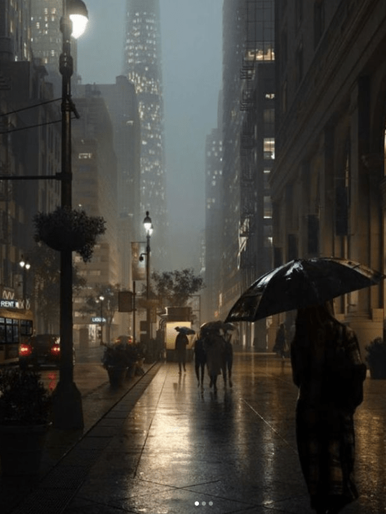 Rainy City Aesthetic