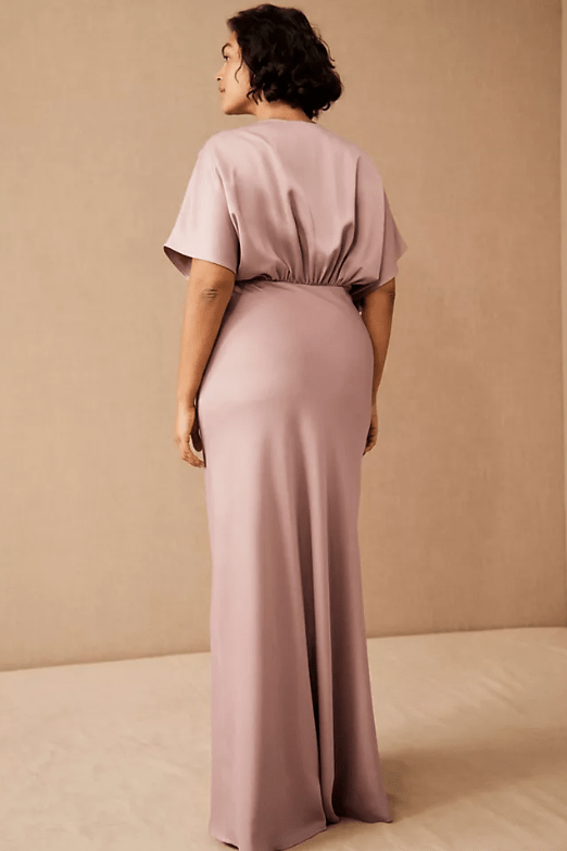 Minimal-Chic Lilac Lavender Dress for Bridesmaids, Wedding Guests & Mother of the Bride