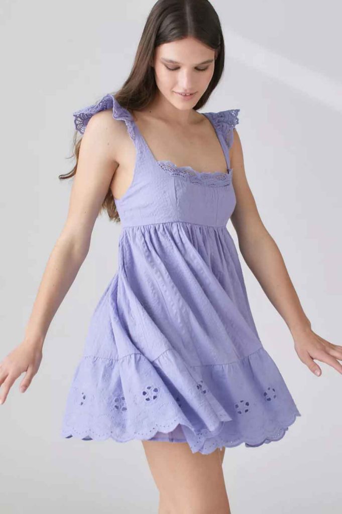 lavender aesthetic dress