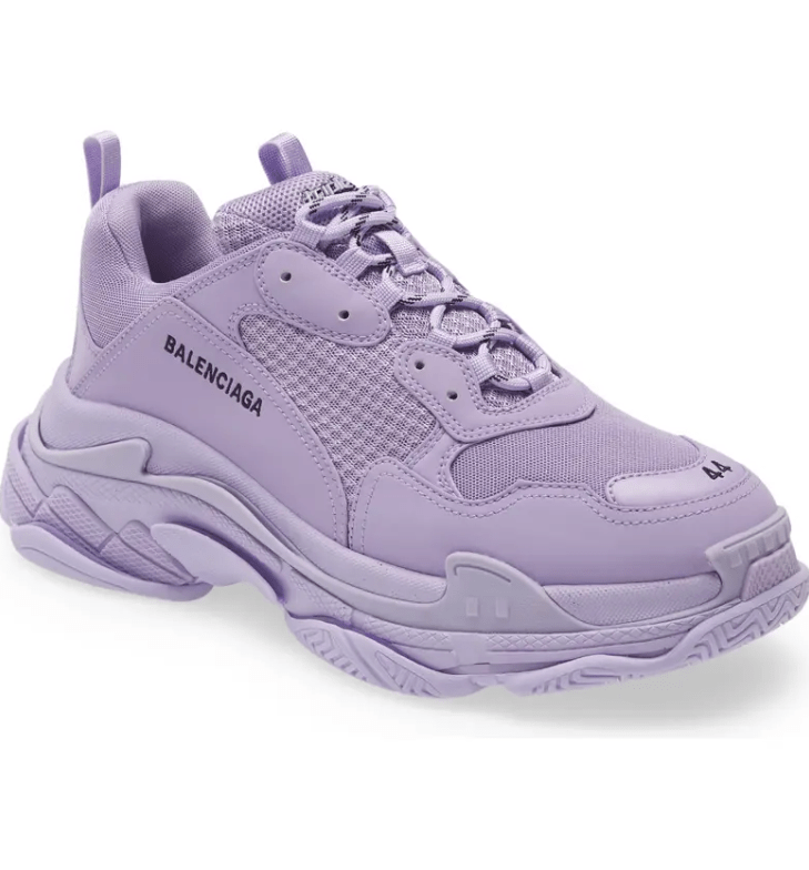 Triple S Low Top Lavender Sneaker Balenciaga