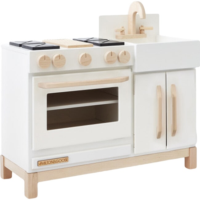 Made in USA Natural Wood Play Kitchen