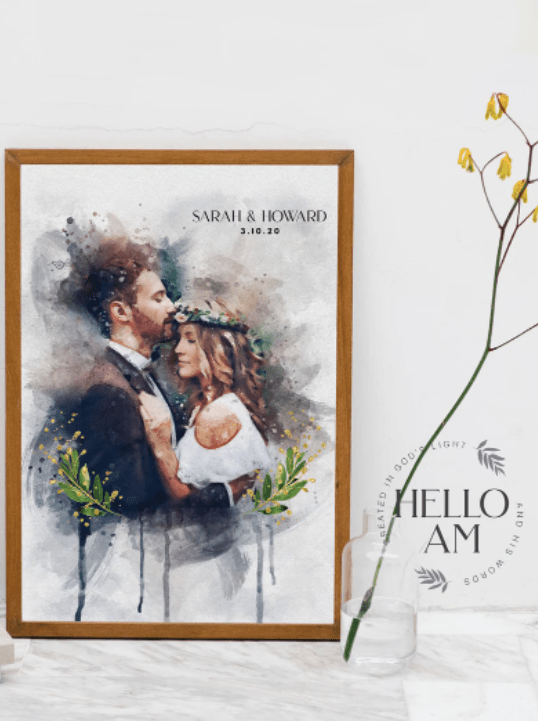 Best Romantic Weeding Anniversary Gift For Wife Who Loves Wall Art