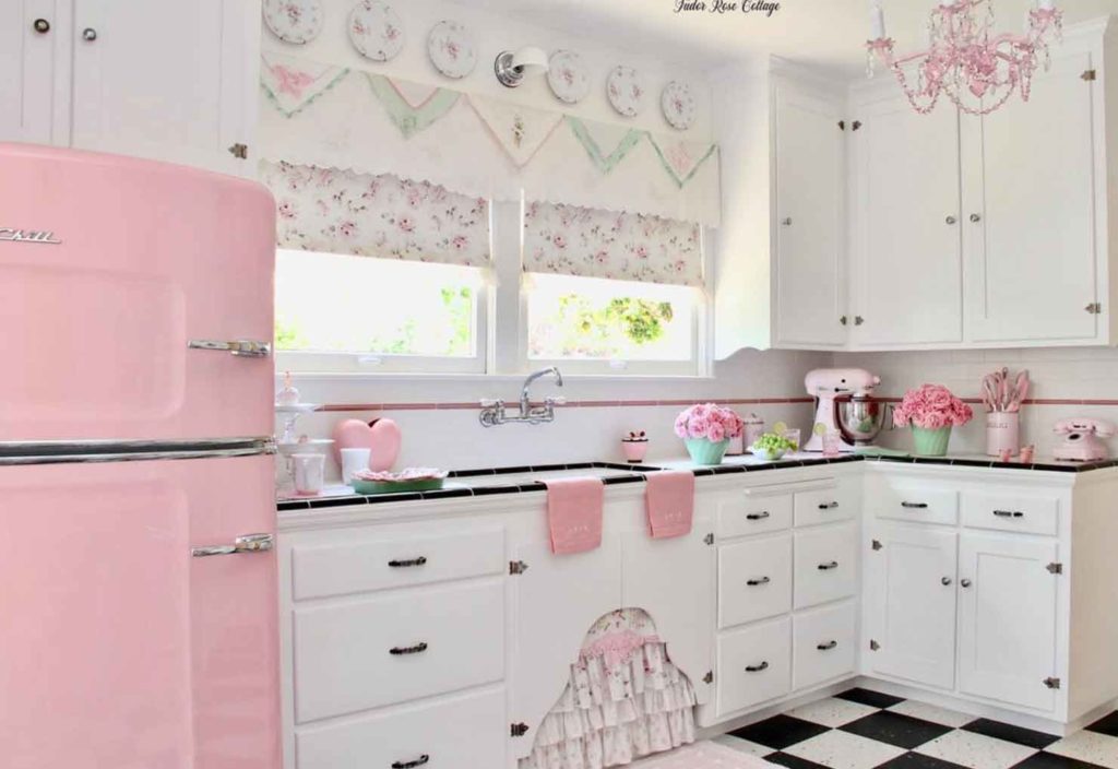 shabby chic kitchen curtain ideas